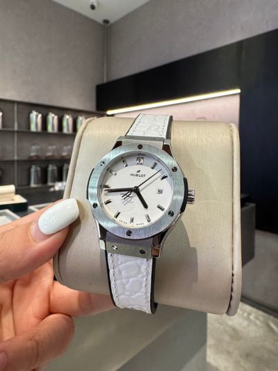 Hublot Lady 29mm Swiss Quartz Movement Sapphire Crystal Glass Japan Limited Watch